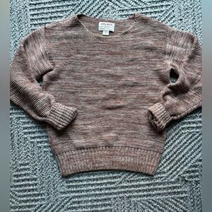 Filson Salmon speckled knit pull over sweater, size Small